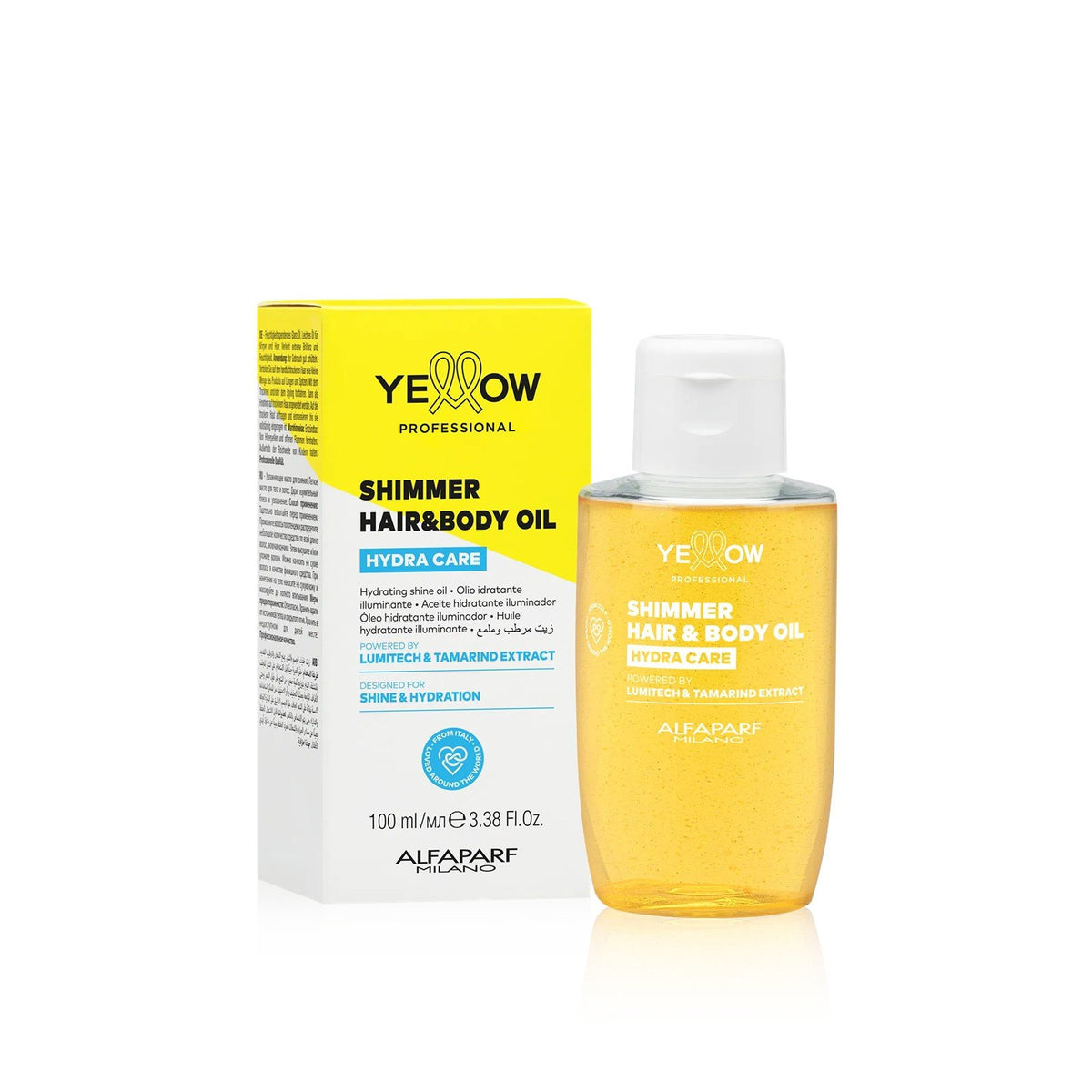 Shimmer Hair&body Oil 100ml Yellow