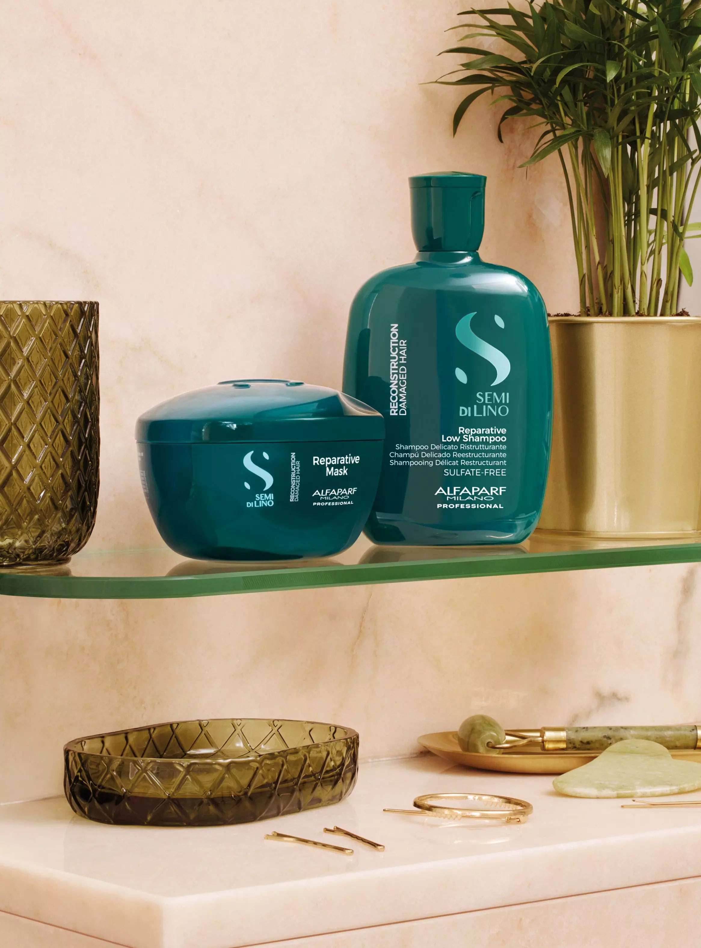 Pack Reparación Shampoo250ml+ Máscara200ml Alfaparf